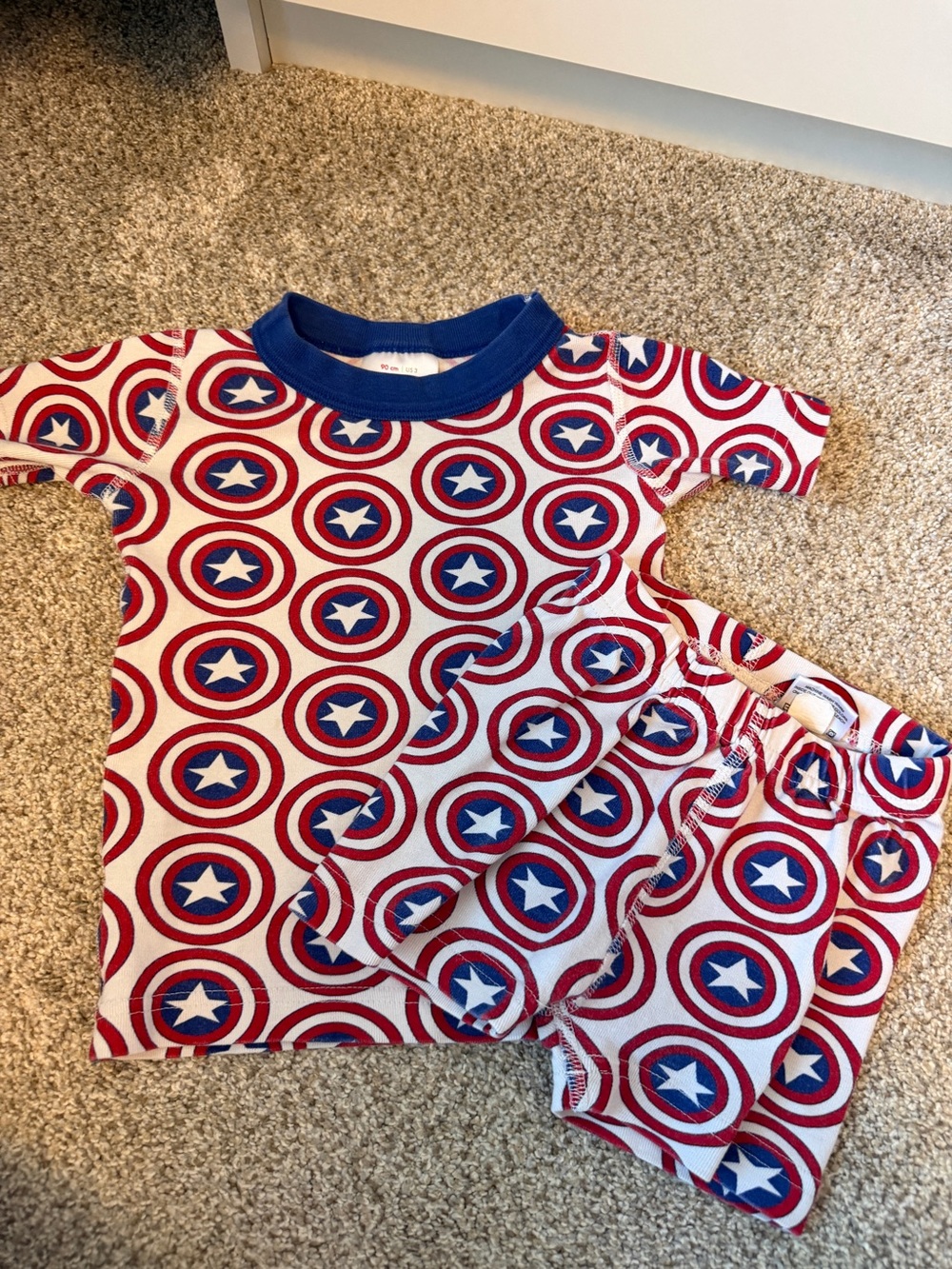 Hanna Andersson Marvel Captain America Pajama Set
